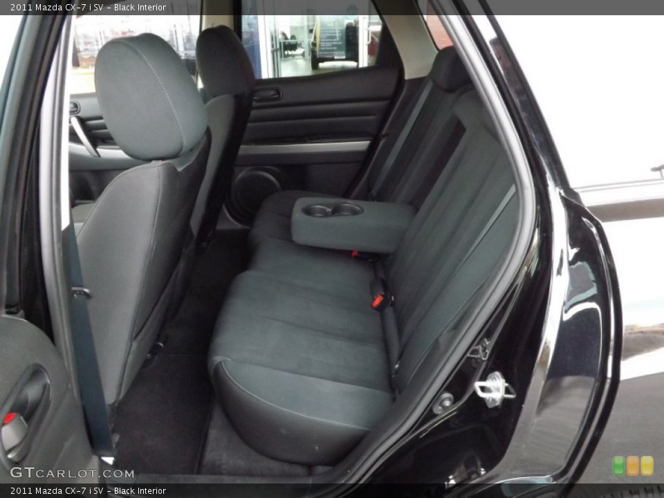 Black Interior Rear Seat for the 2011 Mazda CX-7 i SV #77327181