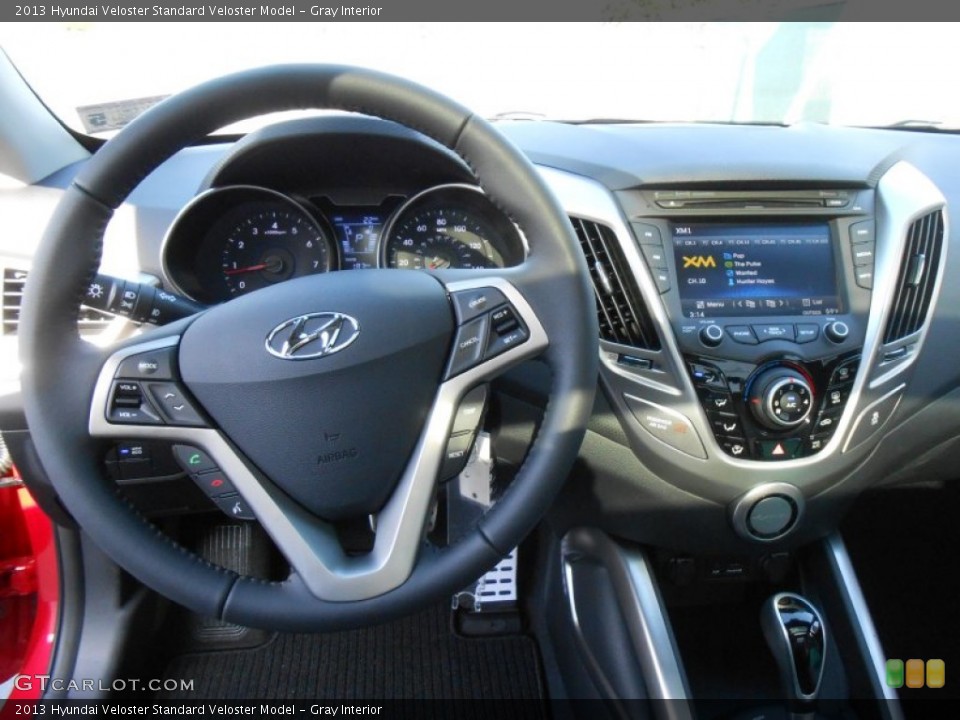 Gray Interior Dashboard for the 2013 Hyundai Veloster  #77329311