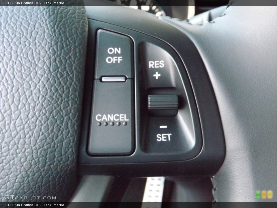 Black Interior Controls for the 2013 Kia Optima LX #77330040