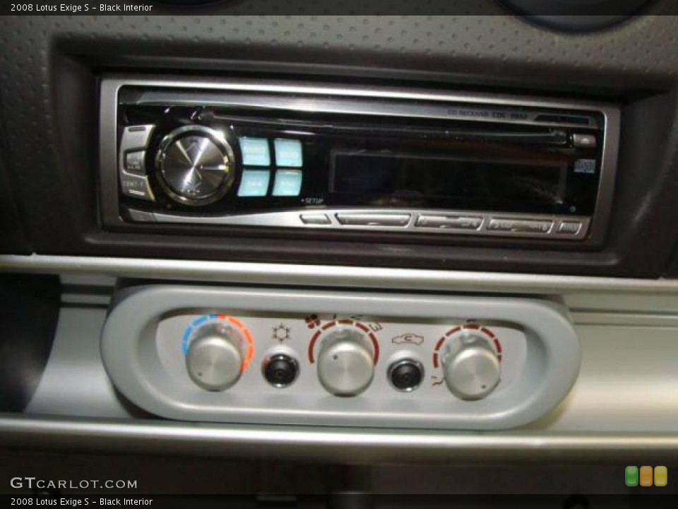 Black Interior Controls for the 2008 Lotus Exige S #7733084