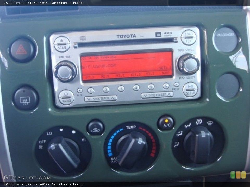 Dark Charcoal Interior Audio System for the 2011 Toyota FJ Cruiser 4WD #77334297
