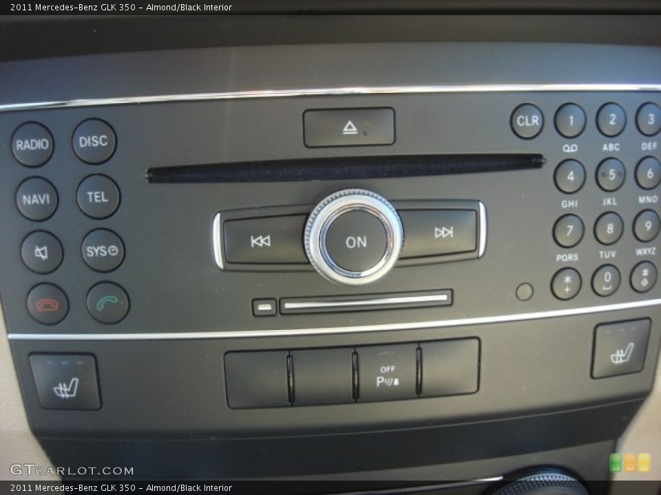 Almond/Black Interior Controls for the 2011 Mercedes-Benz GLK 350 #77335023