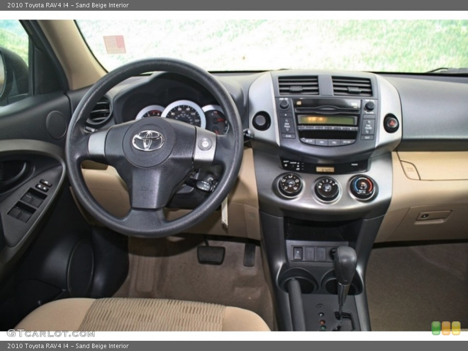 Sand Beige Interior Dashboard for the 2010 Toyota RAV4 I4 #77335827