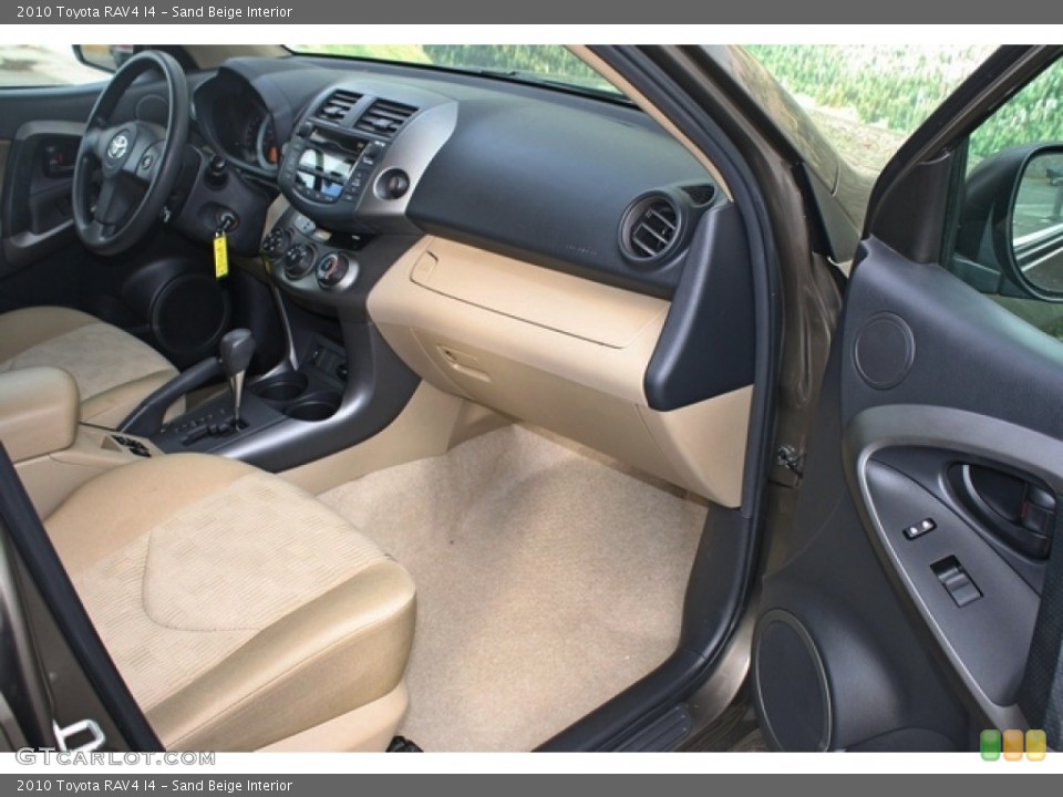 Sand Beige Interior Dashboard for the 2010 Toyota RAV4 I4 #77335875