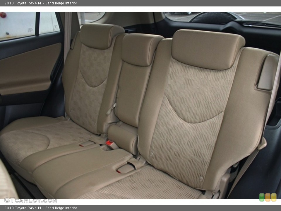 Sand Beige Interior Rear Seat for the 2010 Toyota RAV4 I4 #77335966