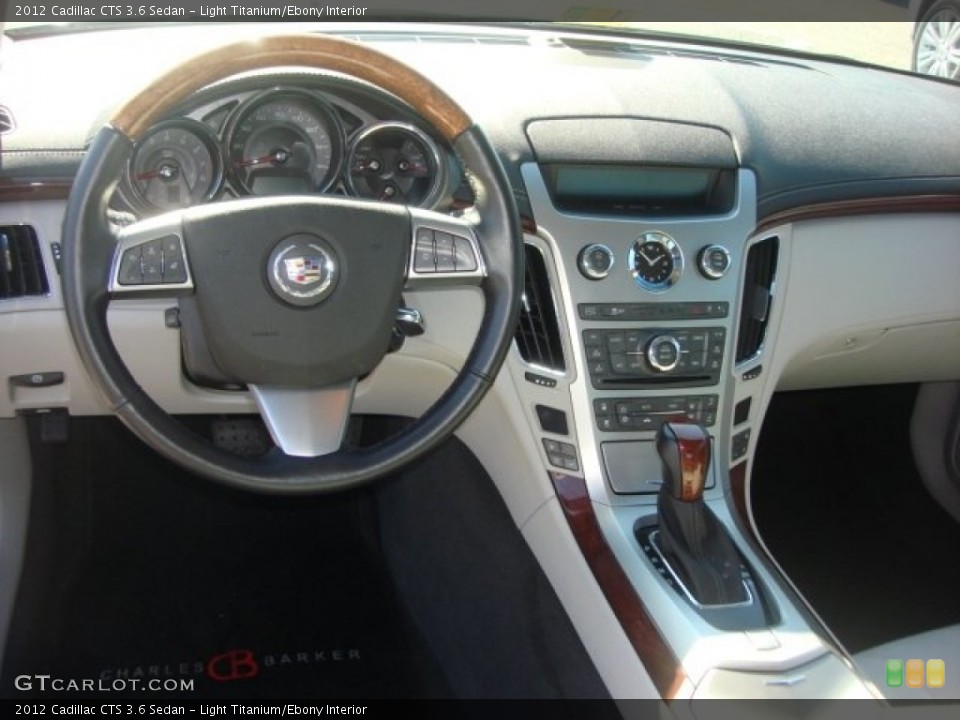 Light Titanium/Ebony Interior Dashboard for the 2012 Cadillac CTS 3.6 Sedan #77336162