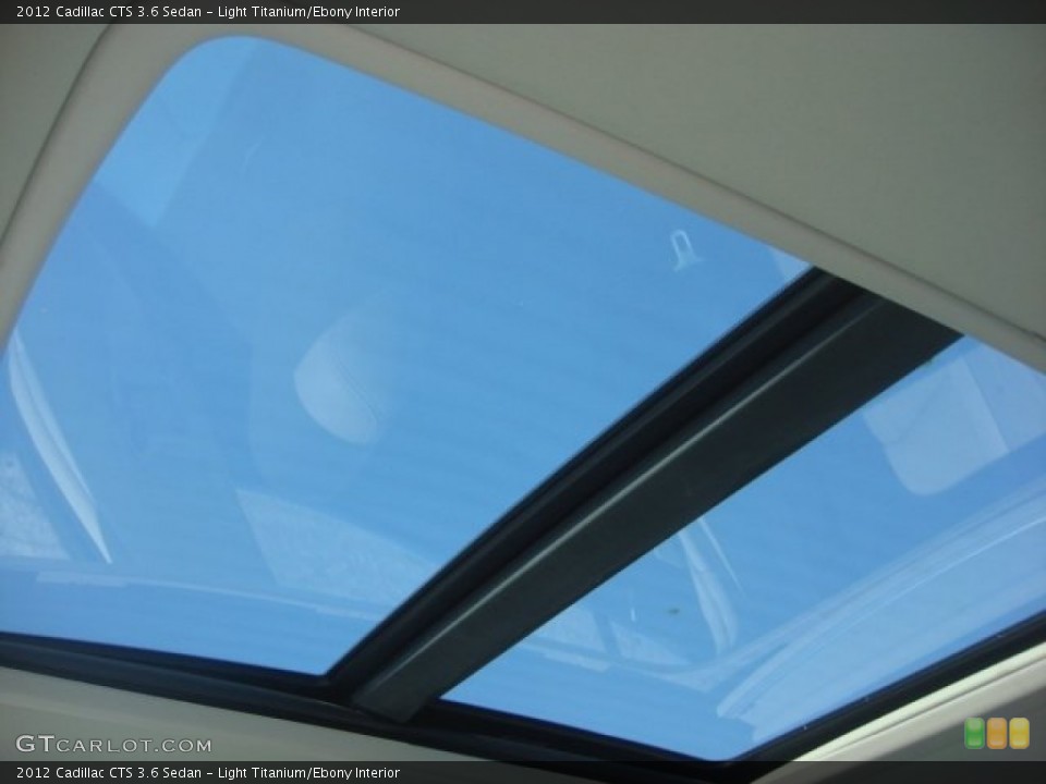 Light Titanium/Ebony Interior Sunroof for the 2012 Cadillac CTS 3.6 Sedan #77336238