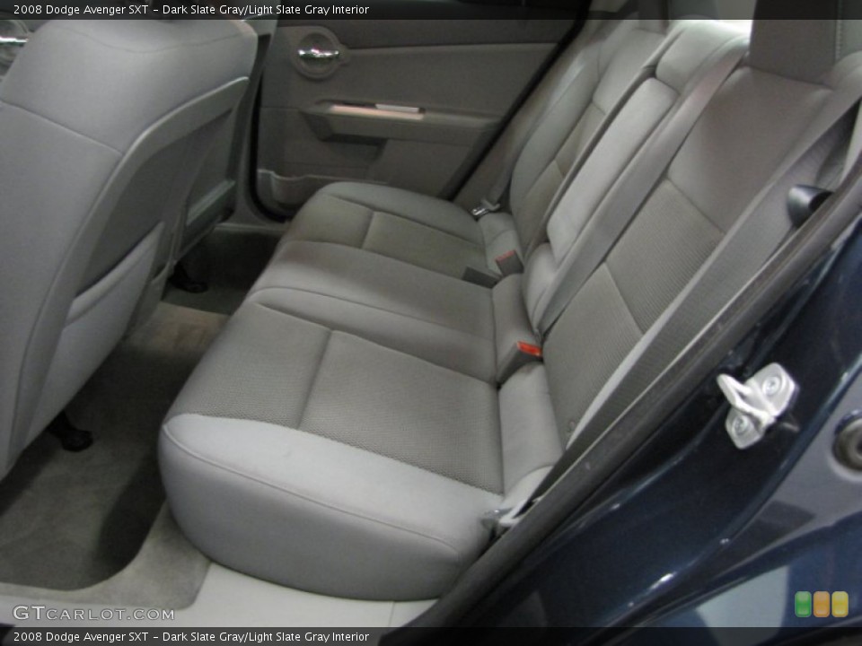 Dark Slate Gray/Light Slate Gray Interior Rear Seat for the 2008 Dodge Avenger SXT #77336255