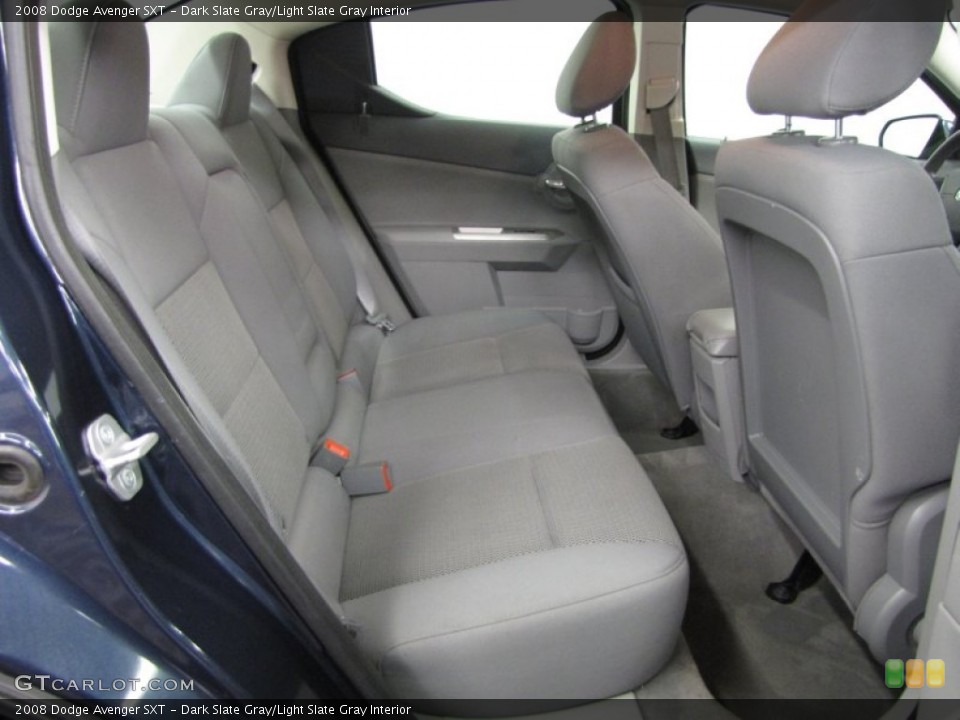 Dark Slate Gray/Light Slate Gray Interior Rear Seat for the 2008 Dodge Avenger SXT #77336268
