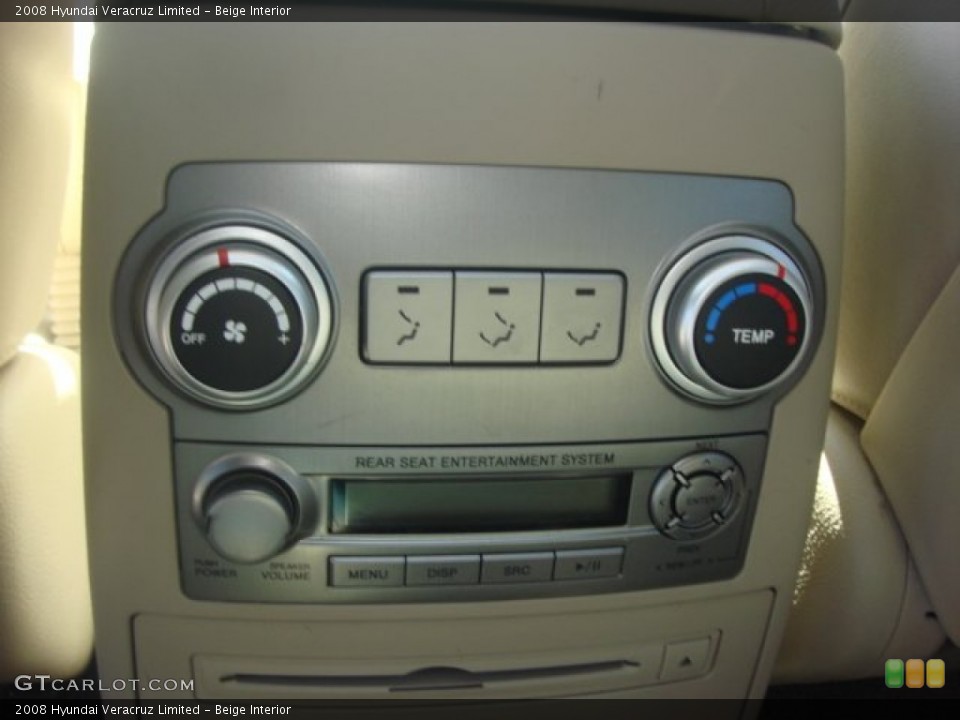 Beige Interior Controls for the 2008 Hyundai Veracruz Limited #77337286