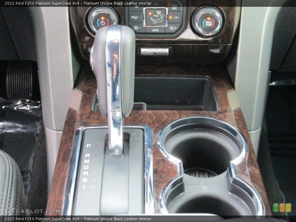 Platinum Unique Black Leather Interior Transmission for the 2013 Ford F150 Platinum SuperCrew 4x4 #77337633