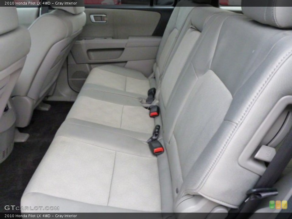 Gray Interior Rear Seat for the 2010 Honda Pilot LX 4WD #77337653