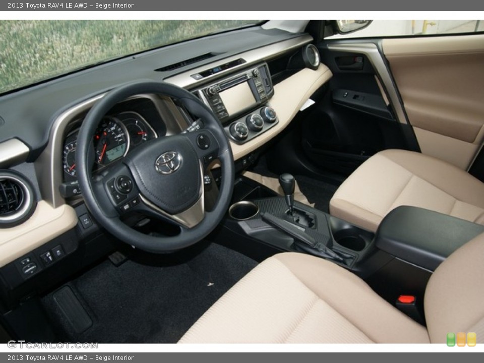 Beige Interior Photo for the 2013 Toyota RAV4 LE AWD #77340348