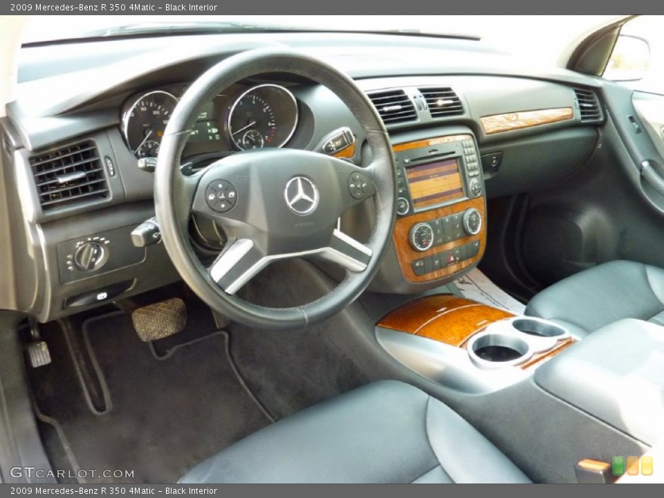 Black 2009 Mercedes-Benz R Interiors