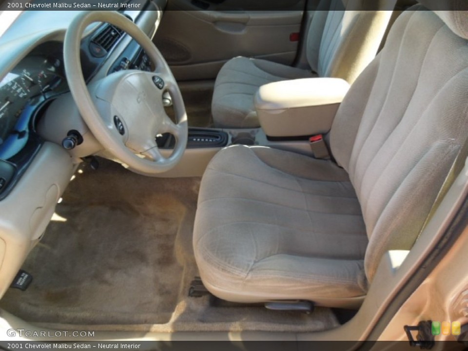 Neutral Interior Front Seat for the 2001 Chevrolet Malibu Sedan #77342163