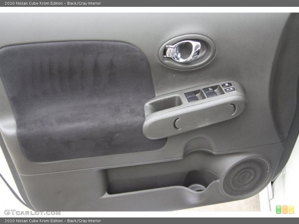 Black/Gray Interior Door Panel for the 2010 Nissan Cube Krom Edition #77342316