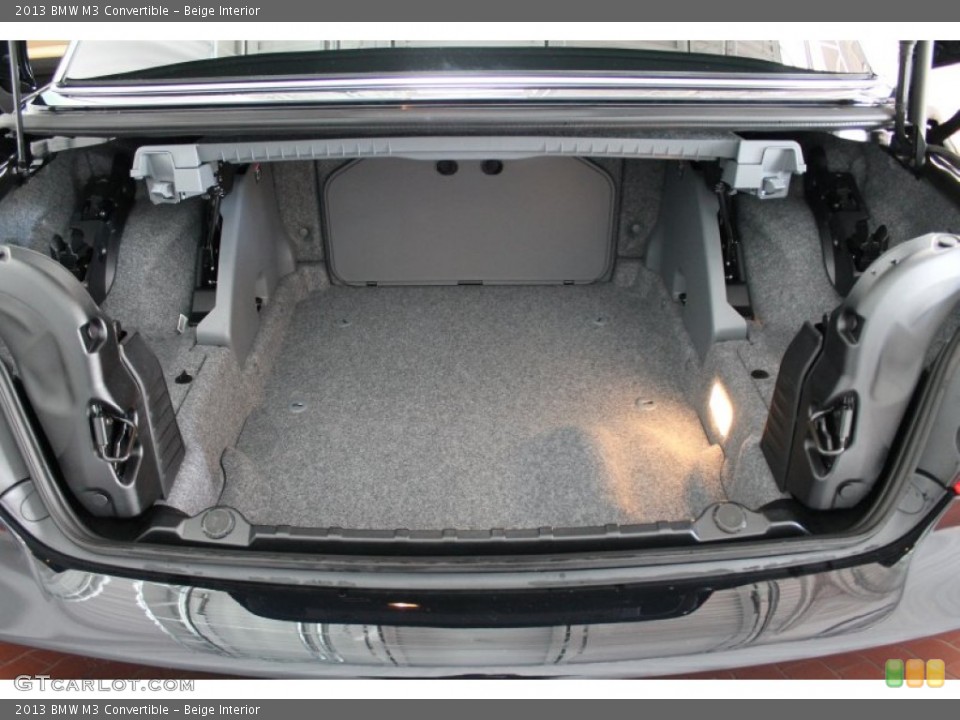 Beige Interior Trunk for the 2013 BMW M3 Convertible #77344283