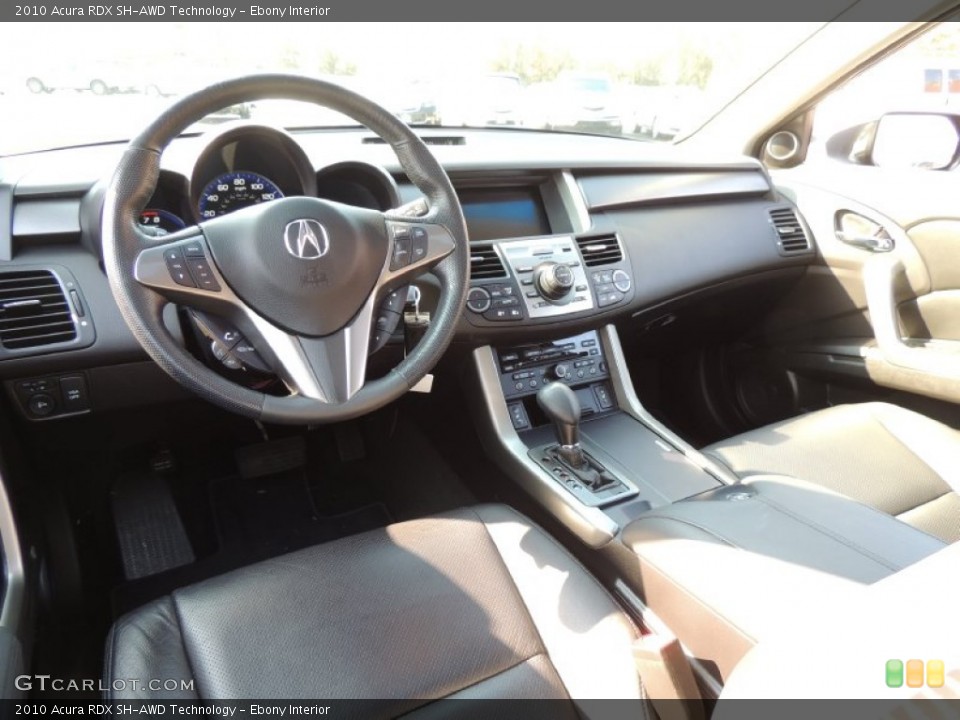 Ebony Interior Prime Interior for the 2010 Acura RDX SH-AWD Technology #77344857