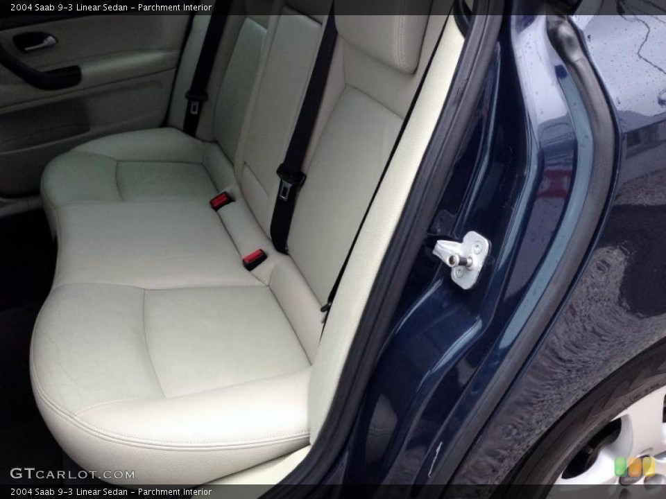 Parchment Interior Rear Seat for the 2004 Saab 9-3 Linear Sedan #77347660