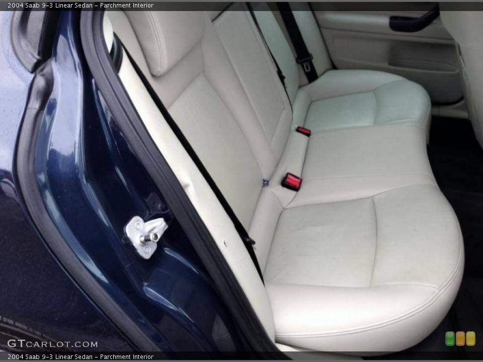 Parchment Interior Rear Seat for the 2004 Saab 9-3 Linear Sedan #77347677