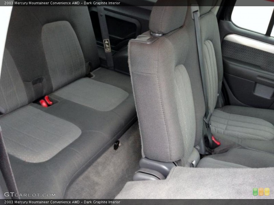 Dark Graphite Interior Rear Seat for the 2003 Mercury Mountaineer Convenience AWD #77348338