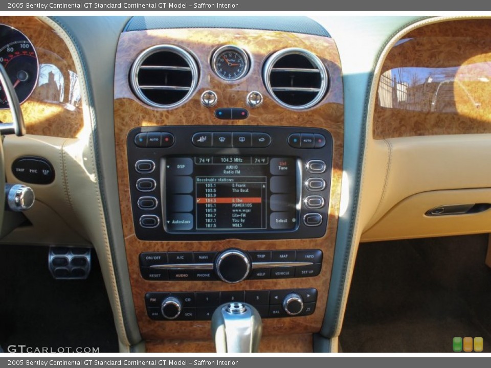 Saffron Interior Controls for the 2005 Bentley Continental GT  #77349237