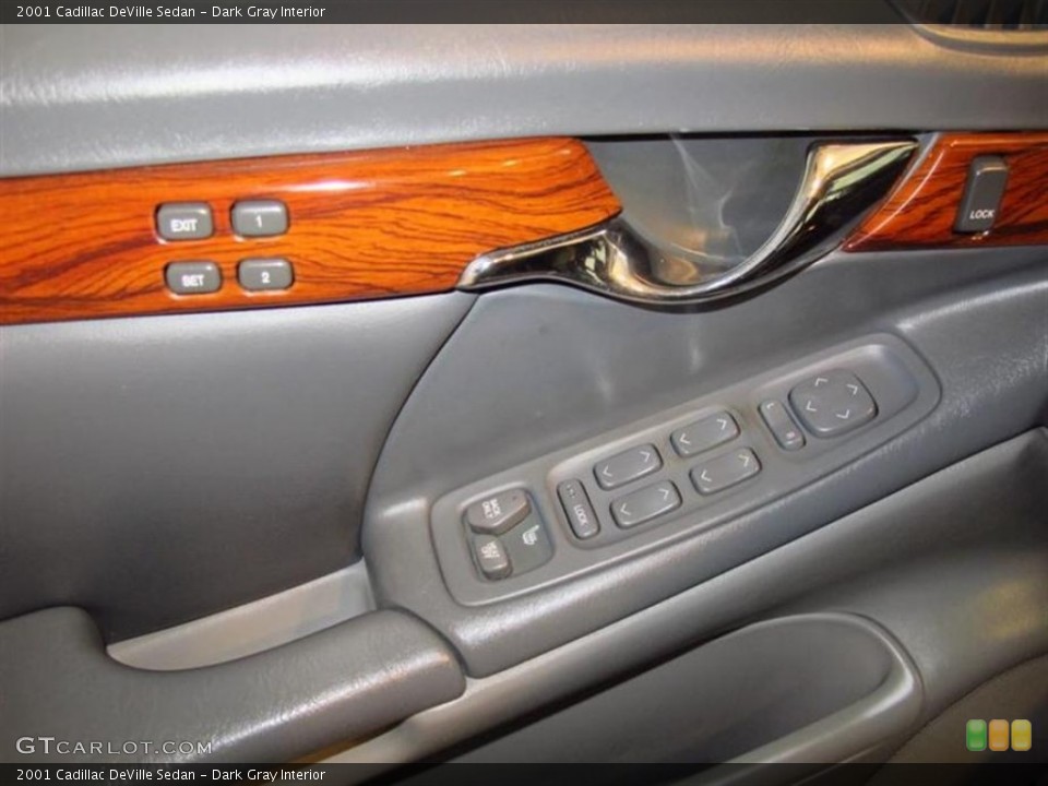 Dark Gray Interior Controls for the 2001 Cadillac DeVille Sedan #77349363