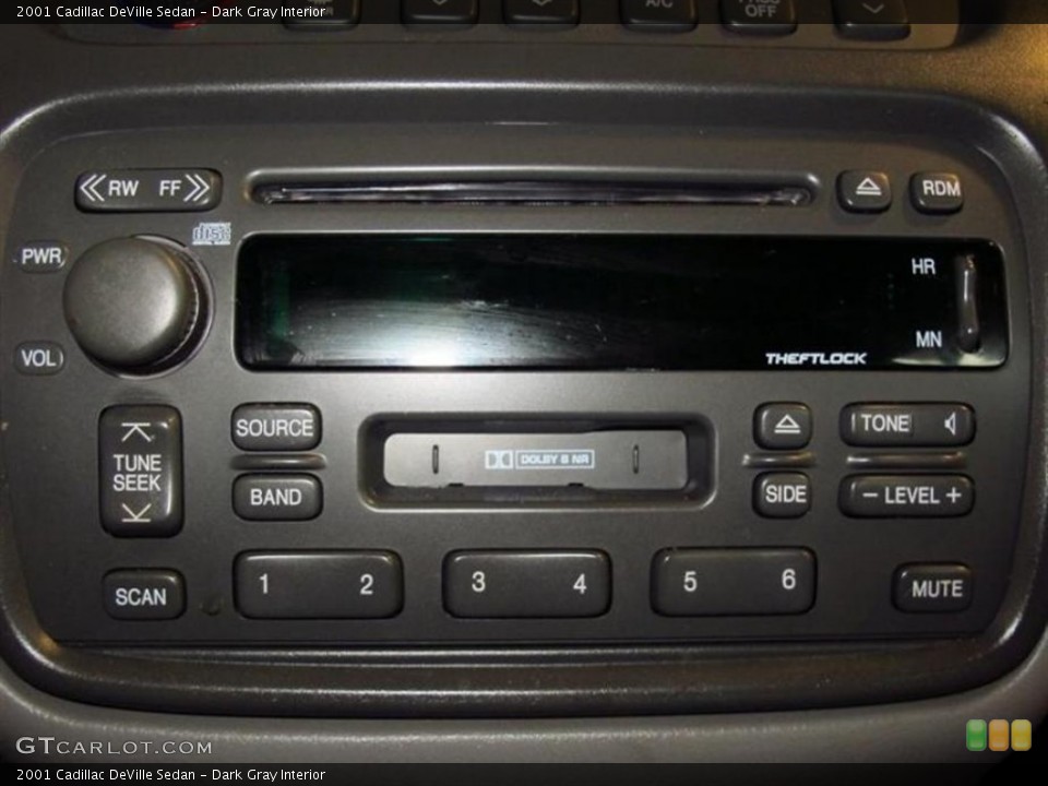 Dark Gray Interior Audio System for the 2001 Cadillac DeVille Sedan #77349477