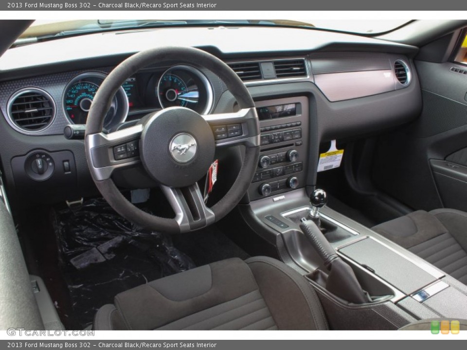 Charcoal Black/Recaro Sport Seats 2013 Ford Mustang Interiors