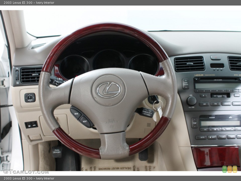 Ivory Interior Steering Wheel for the 2003 Lexus ES 300 #77353527
