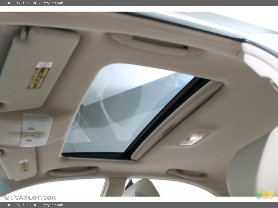 Ivory Interior Sunroof for the 2003 Lexus ES 300 #77353686