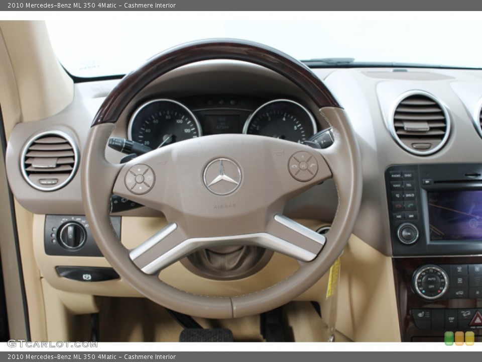 Cashmere Interior Steering Wheel for the 2010 Mercedes-Benz ML 350 4Matic #77353799