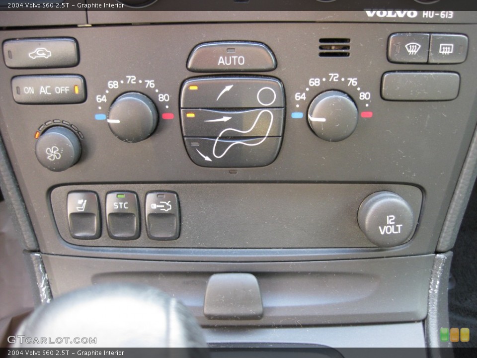 Graphite Interior Controls for the 2004 Volvo S60 2.5T #77353887