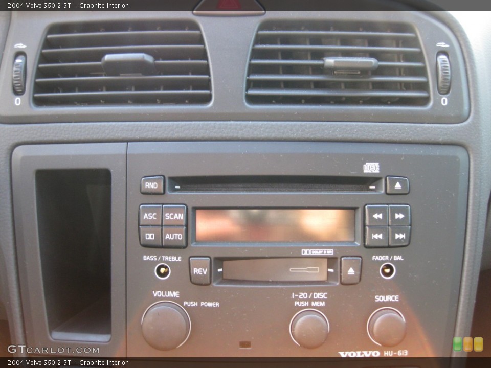 Graphite Interior Audio System for the 2004 Volvo S60 2.5T #77353928