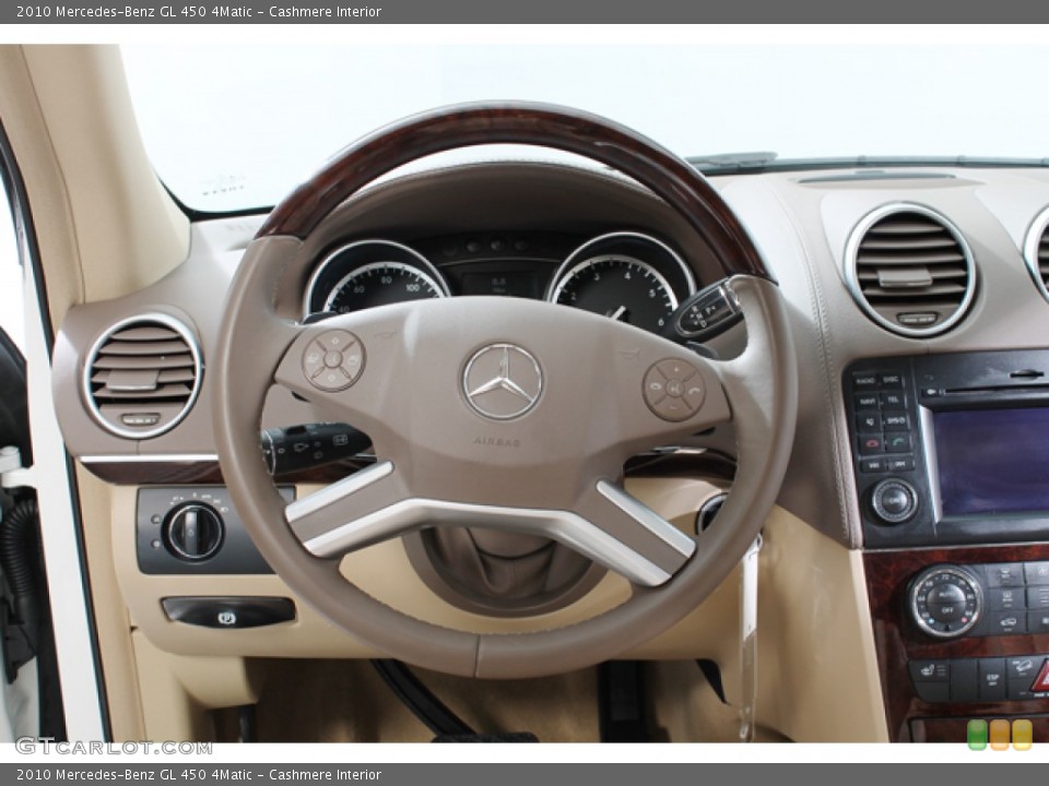 Cashmere Interior Steering Wheel for the 2010 Mercedes-Benz GL 450 4Matic #77354292