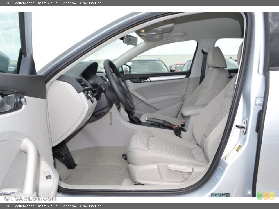 Moonrock Gray Interior Front Seat for the 2013 Volkswagen Passat 2.5L S #77355132