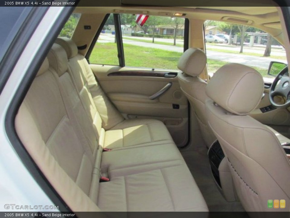 Sand Beige Interior Rear Seat for the 2005 BMW X5 4.4i #77355327