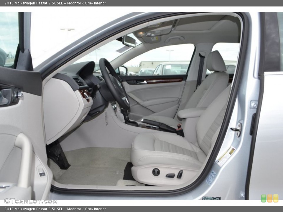 Moonrock Gray Interior Front Seat for the 2013 Volkswagen Passat 2.5L SEL #77355440