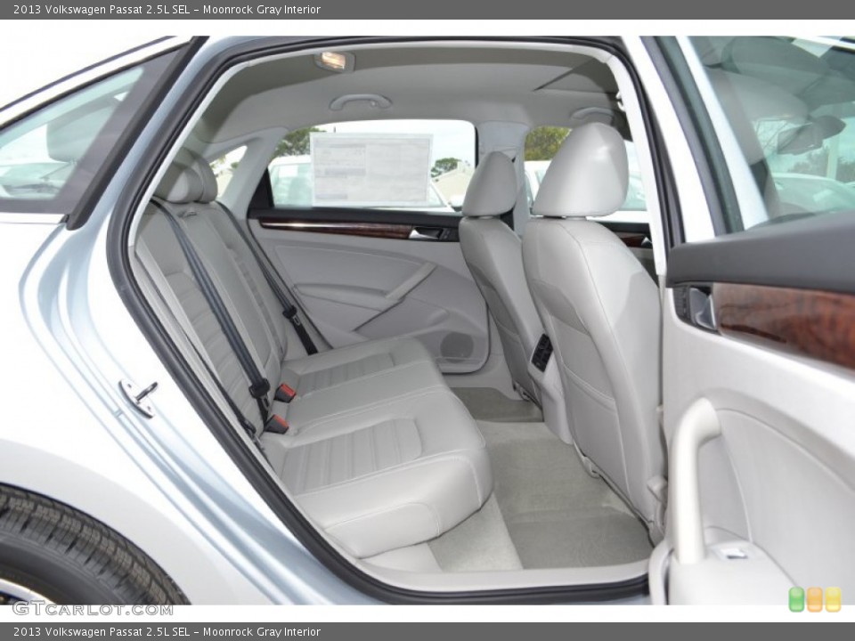 Moonrock Gray Interior Rear Seat for the 2013 Volkswagen Passat 2.5L SEL #77355463