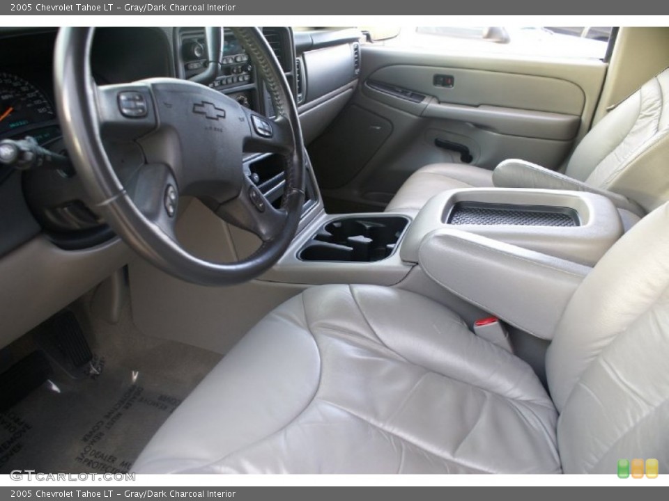 Gray/Dark Charcoal 2005 Chevrolet Tahoe Interiors