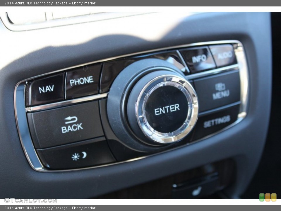 Ebony Interior Controls for the 2014 Acura RLX Technology Package #77356462