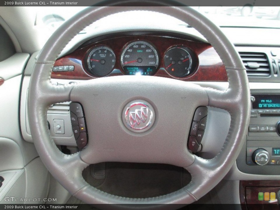 Titanium Interior Steering Wheel for the 2009 Buick Lucerne CXL #77357205