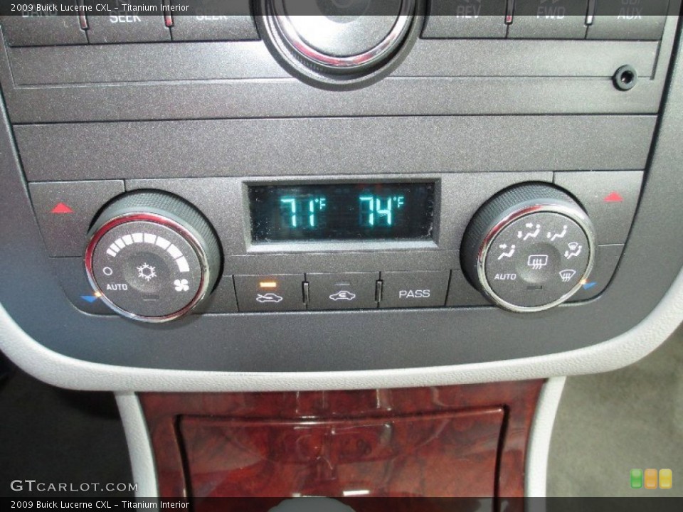 Titanium Interior Controls for the 2009 Buick Lucerne CXL #77357232