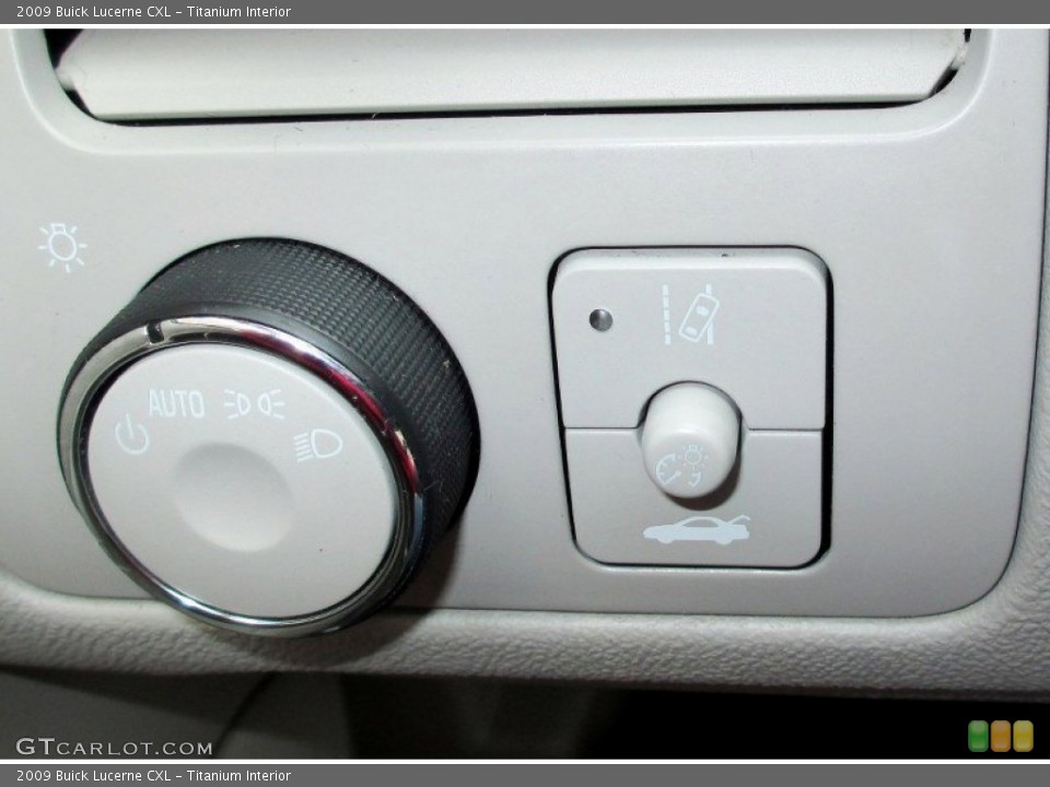 Titanium Interior Controls for the 2009 Buick Lucerne CXL #77357247