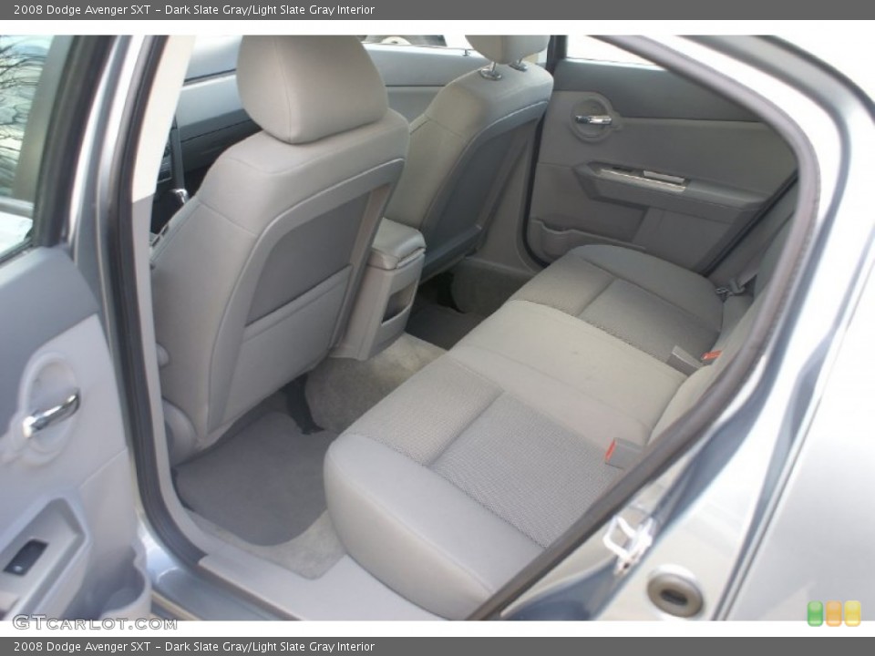 Dark Slate Gray/Light Slate Gray Interior Rear Seat for the 2008 Dodge Avenger SXT #77357574