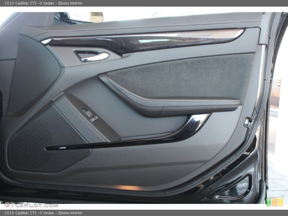 Ebony Interior Door Panel for the 2013 Cadillac CTS -V Sedan #77358480