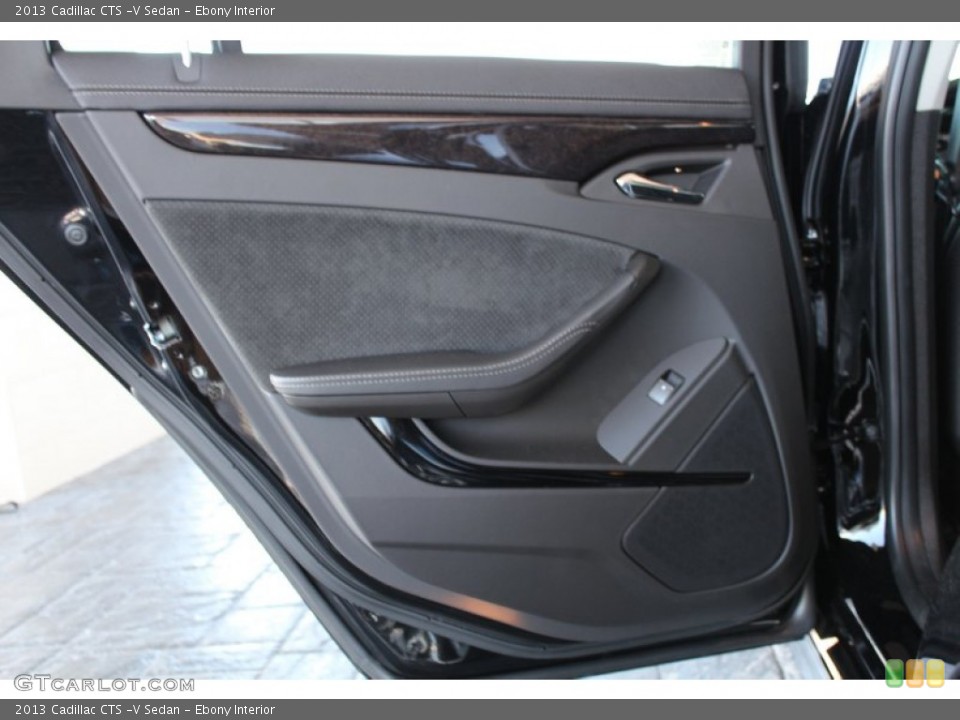 Ebony Interior Door Panel for the 2013 Cadillac CTS -V Sedan #77358514