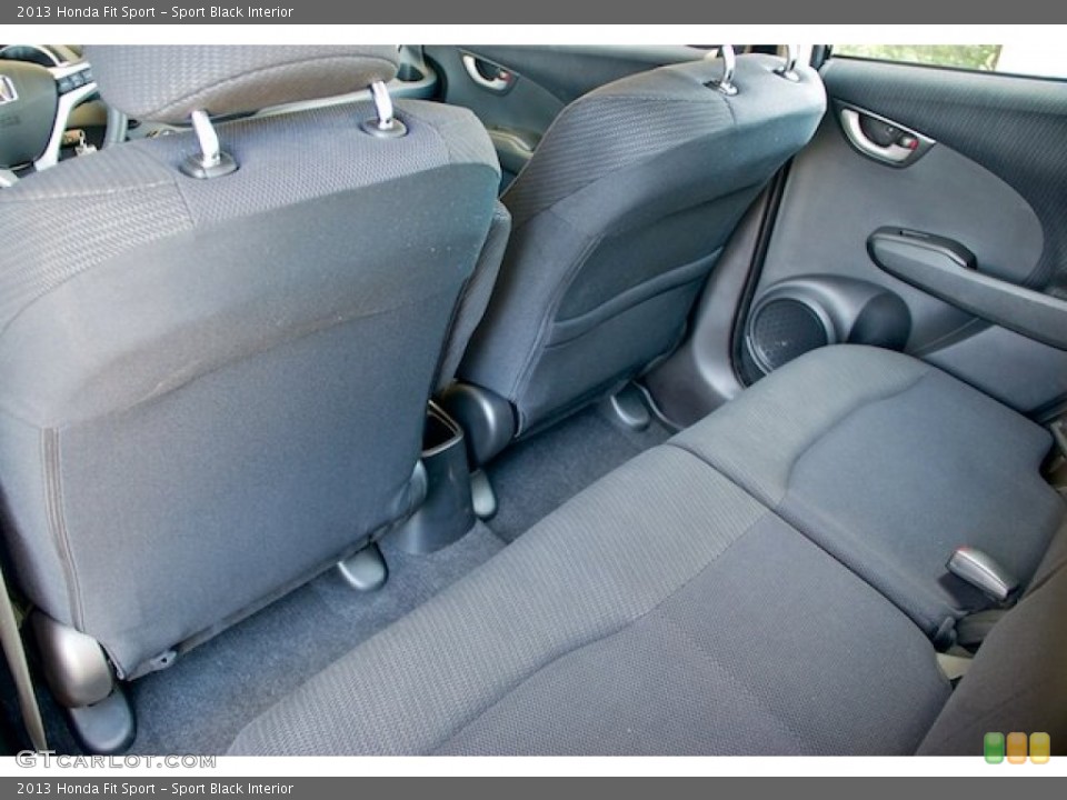 Sport Black Interior Rear Seat for the 2013 Honda Fit Sport #77358531