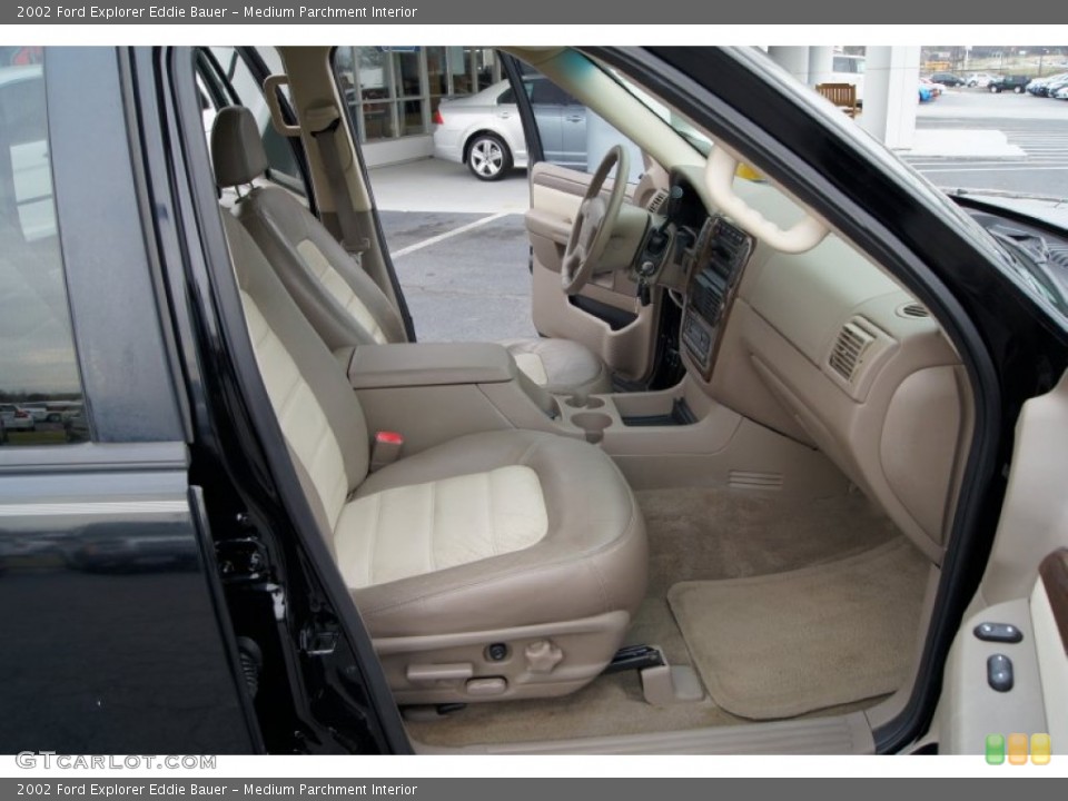 Medium Parchment Interior Front Seat for the 2002 Ford Explorer Eddie Bauer #77359509
