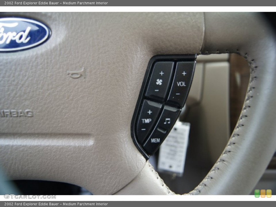 Medium Parchment Interior Controls for the 2002 Ford Explorer Eddie Bauer #77359812